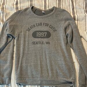 Death Cab for Cutie Gray Varsity Sweatshirt